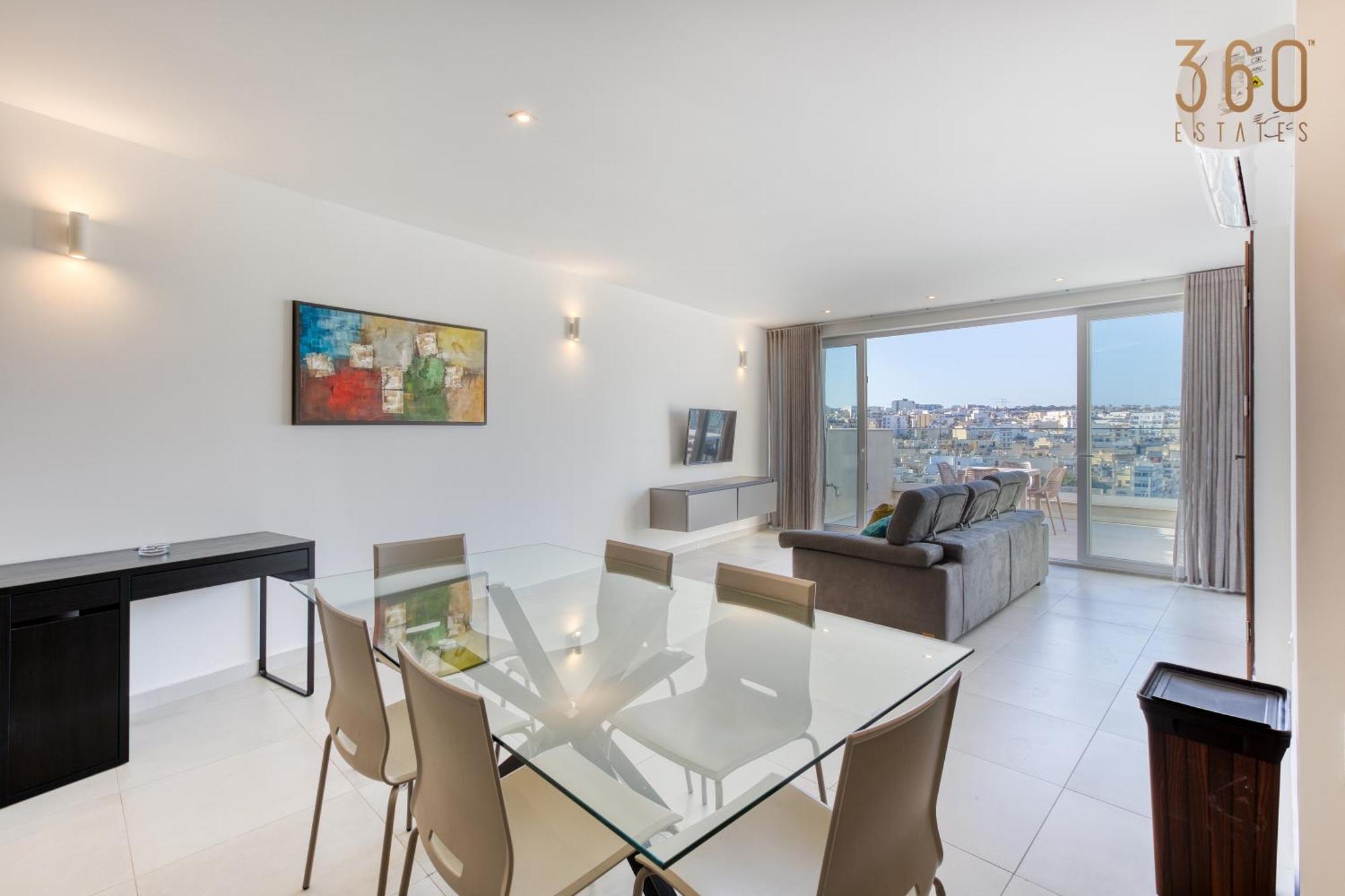 Modern 3br With Stunning Marina View In By 360 Estates * Pietà