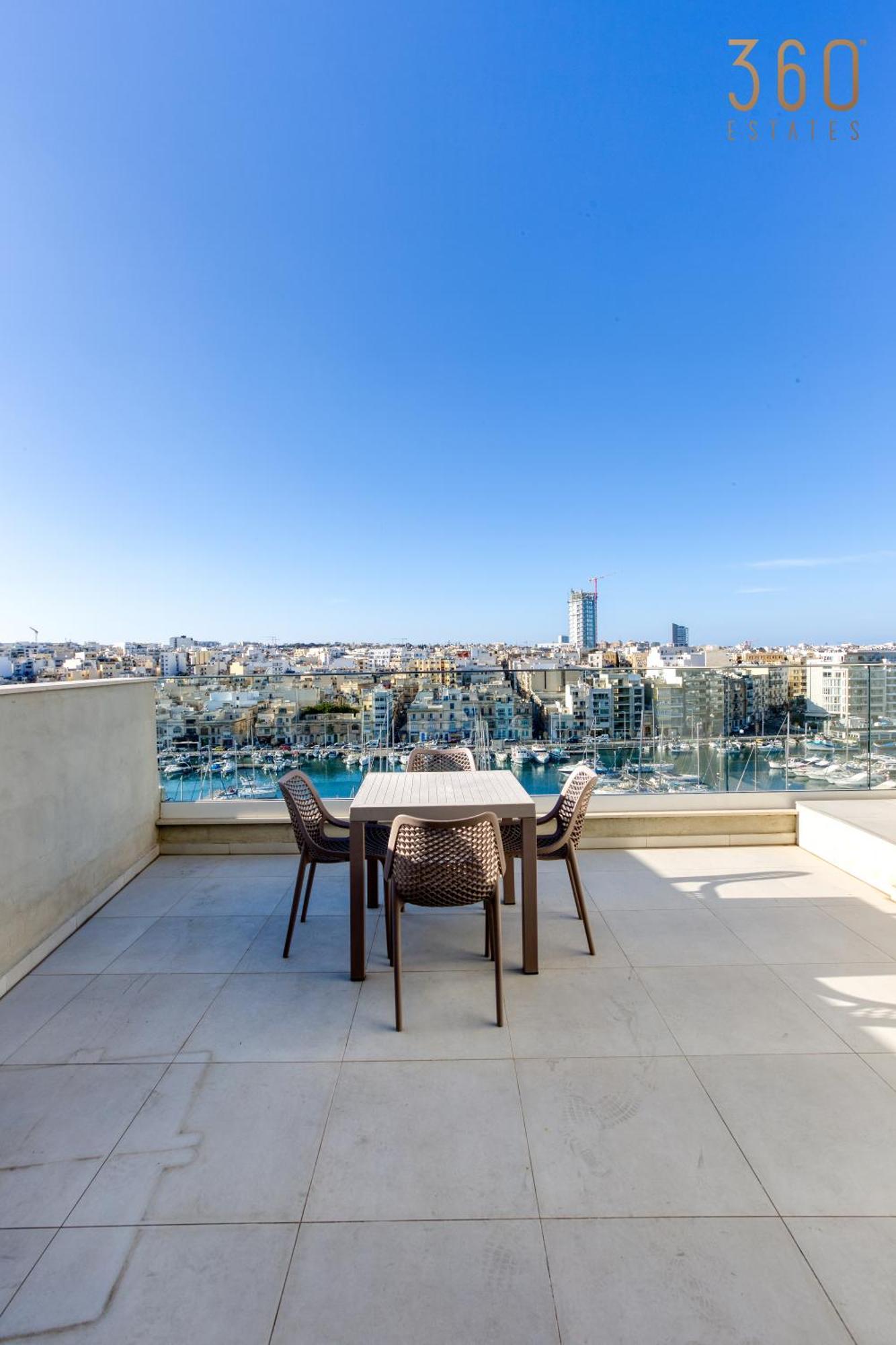 Modern 3br With Stunning Marina View In By 360 Estates Apartman Pietà
